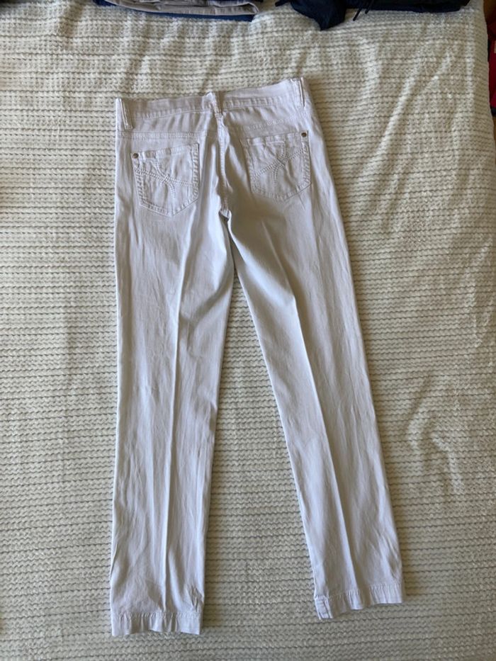 Lot de 3 pantalons coton taille basse / Taille 42 - photo numéro 8