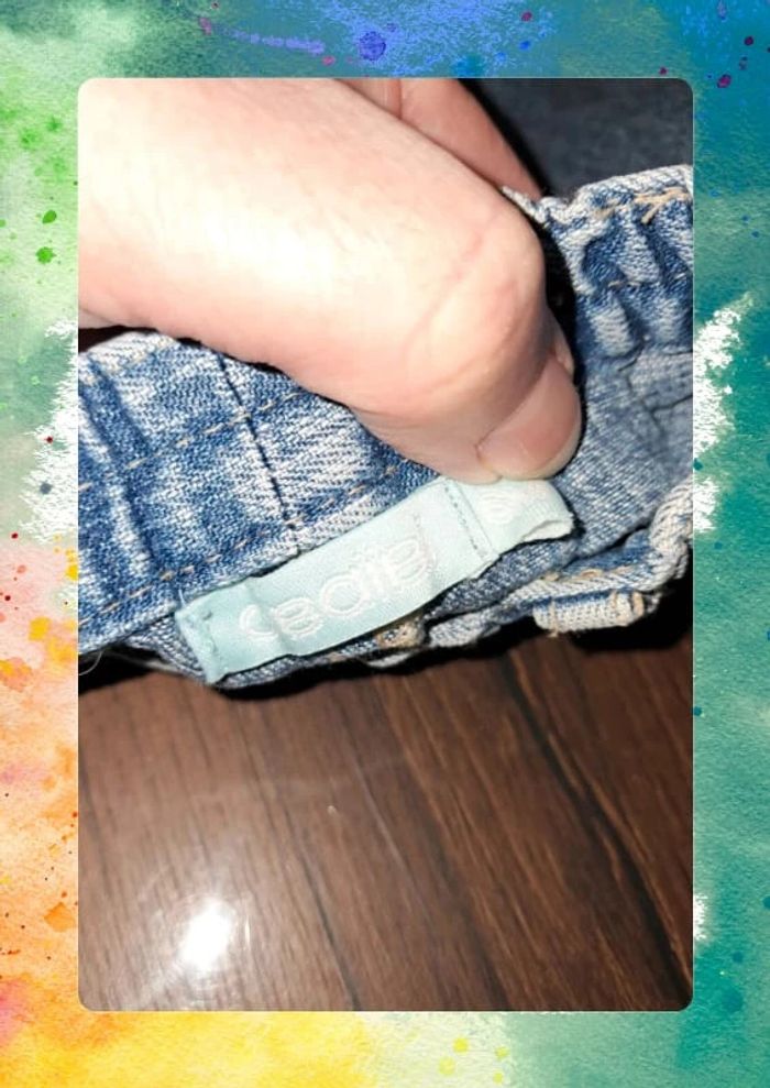 Pantalon bébé en jean - Obaïbi - Taille 6 mois - photo numéro 4