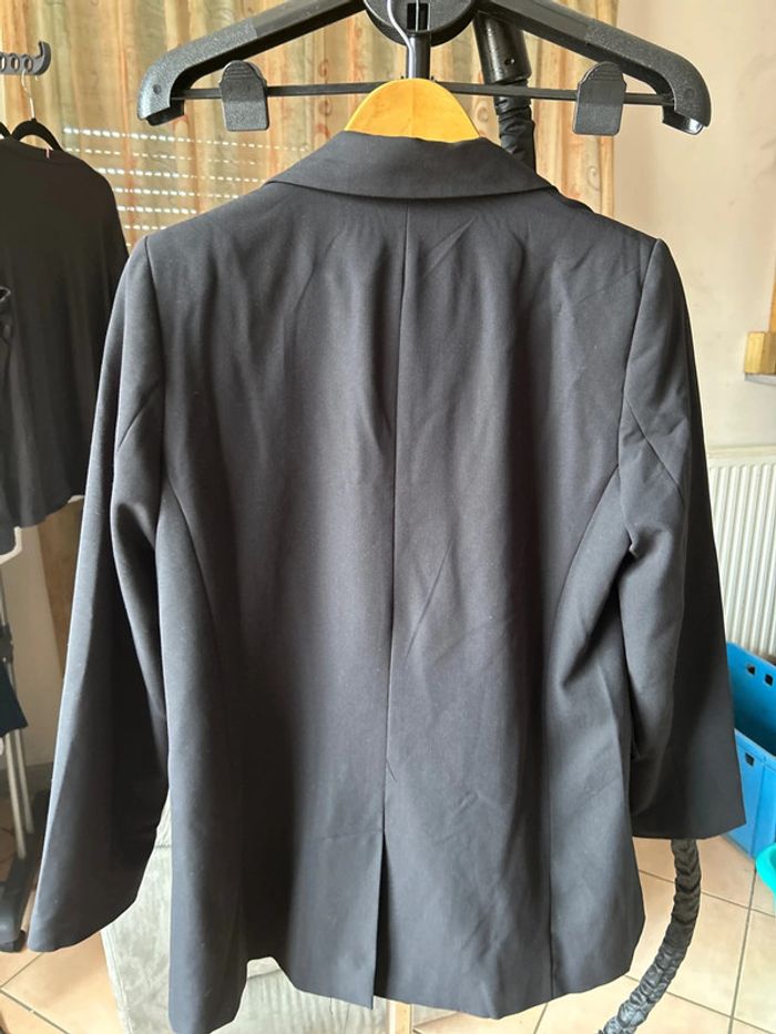 Veste tailleur longue noire Miss Selfridge - photo numéro 2