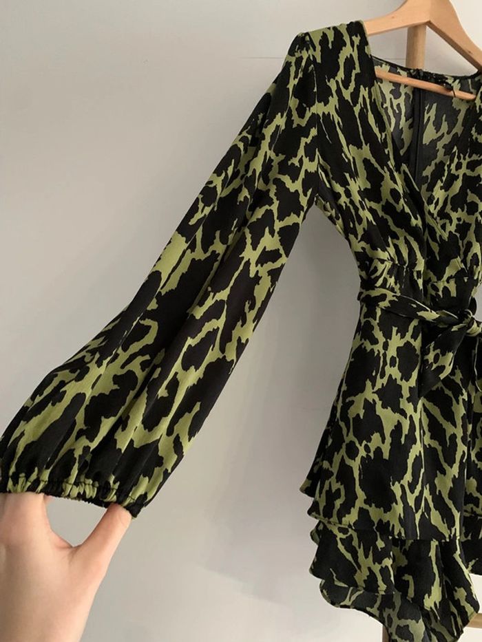robe casual amisu vert taille 38 - photo numéro 2