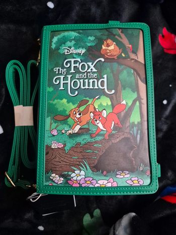 Loungefly Rox et Rouky - Sac à bandoulière convertible Livre