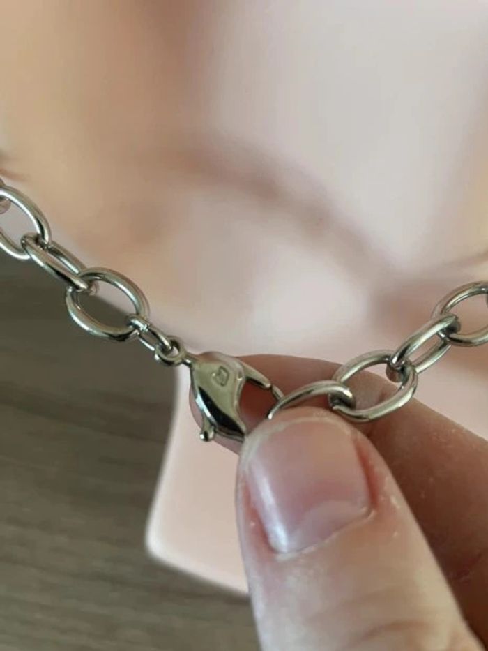 Collier Swarovski strass bleus - photo numéro 4