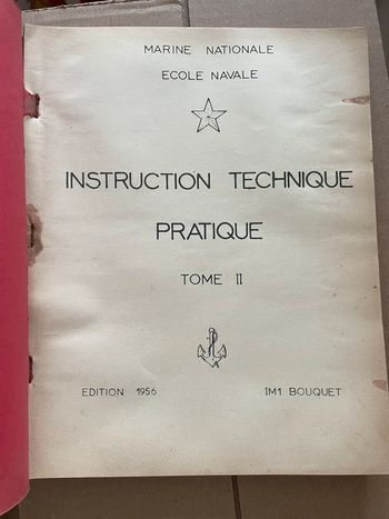 Instruction technique pratique 1956 Tome 2