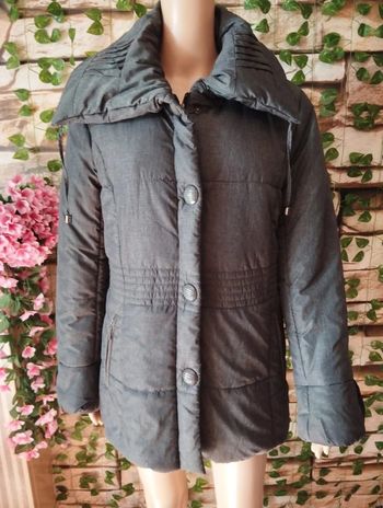 🌸Doudoune Grise Ellen Rose Taille 38🌸