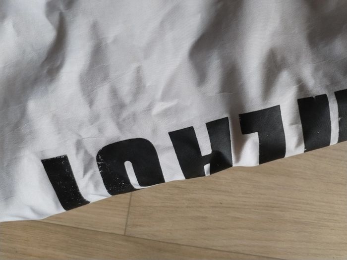 Manteau Everlast blanc à capuche fourrée – Taille M - photo numéro 8