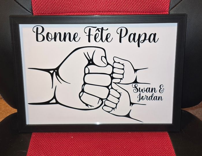 Cadre fêtes des pères