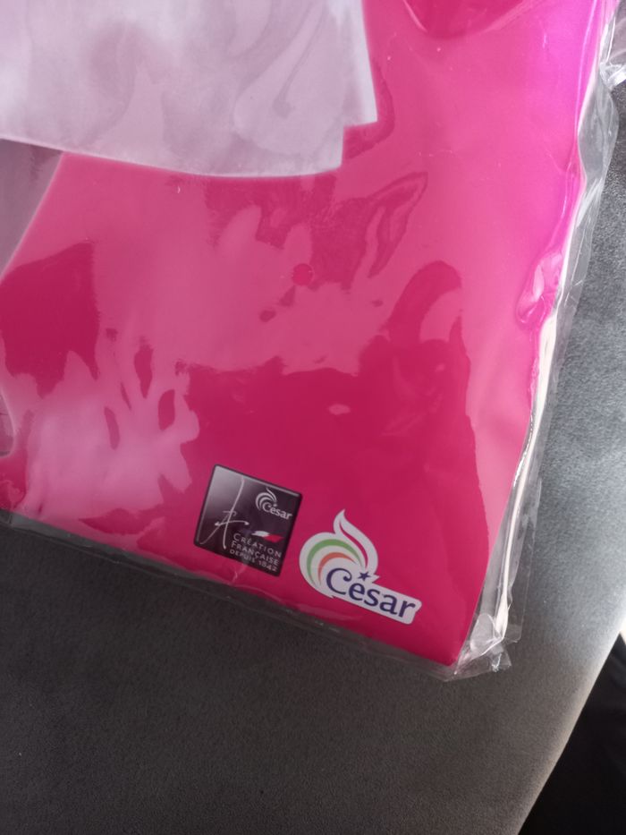 Robe déguisement princesse rose avec diadème et collier 3/5 ans césar - photo numéro 3