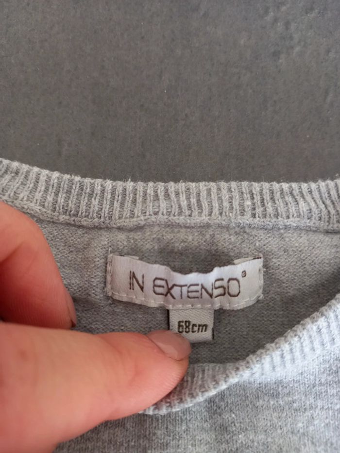 Pull gris - photo numéro 2