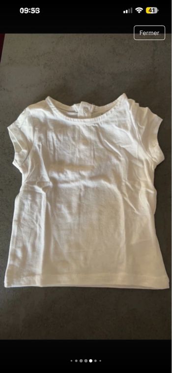 Tee-shirt bébé fille 
