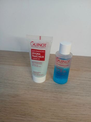 Gelée démaquillante et démaquillant express Guinot