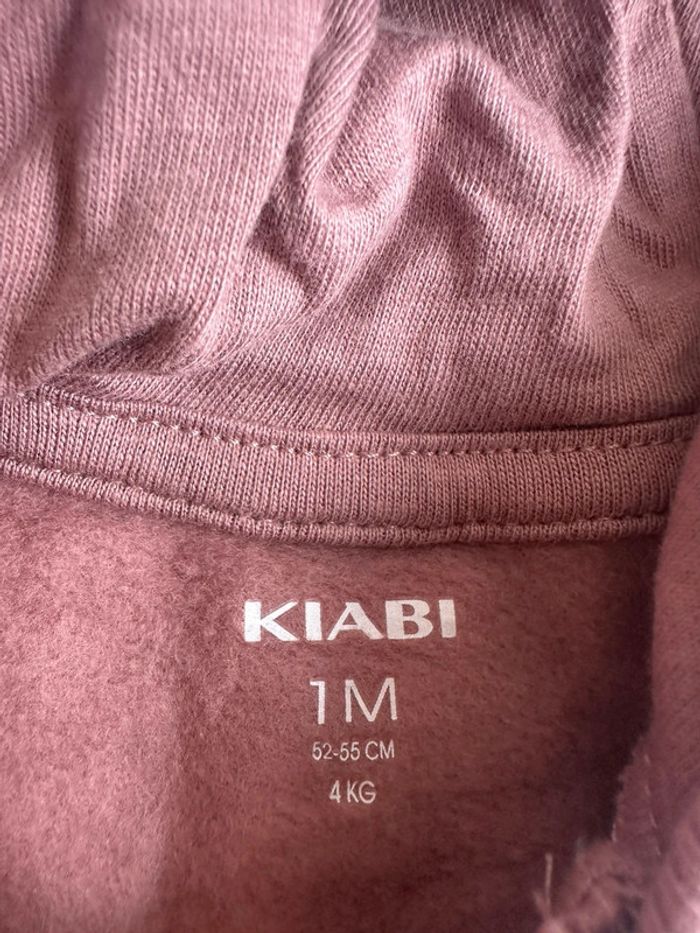 Ensemble gilet zippé et pantalon Kiabi taille 1 mois - photo numéro 6