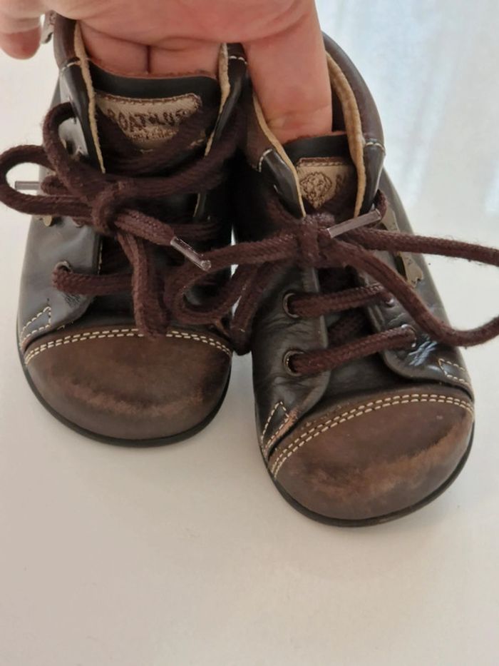 Chaussures montantes cuir bébé garçon P.19 - photo numéro 5