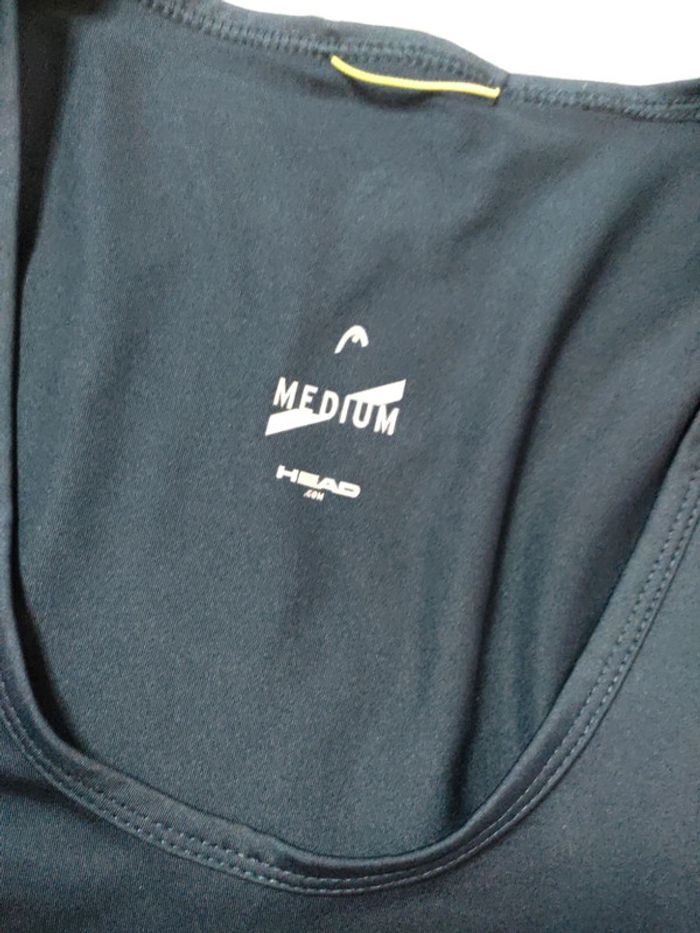 Tee-shirt sport bleu marine manches 3/4 Head taille 38 - photo numéro 2