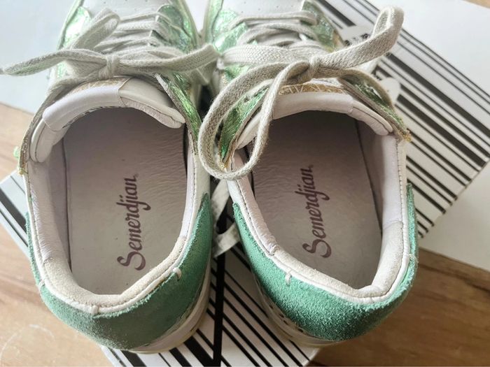 Baskets basses ALE vert / blanc pointure 37 - photo numéro 7