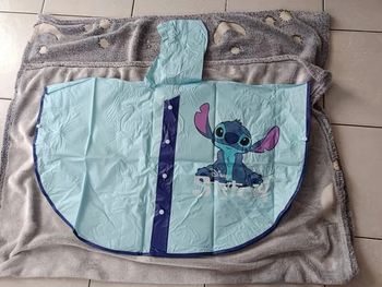 Poncho stitch Bleu