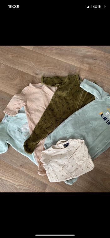 Lot 4 pyjamas 3 mois