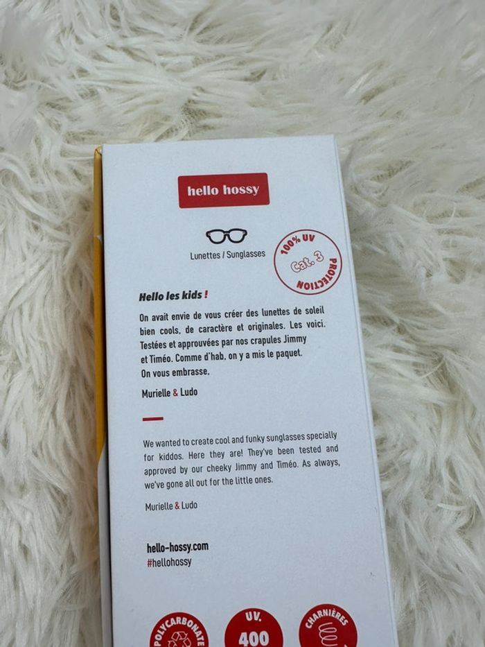 Paire de lunette de soleil Hello Hossy taille 2-3 ans - photo numéro 6