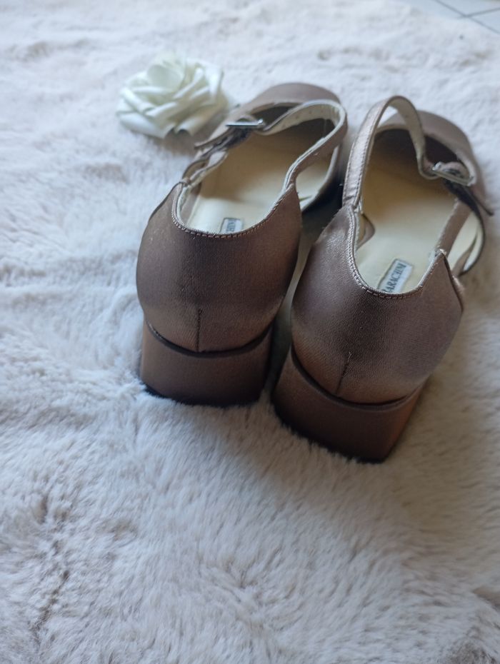 Mocassin femme en cuir satinée Luciano barachini taille 39 - photo numéro 2