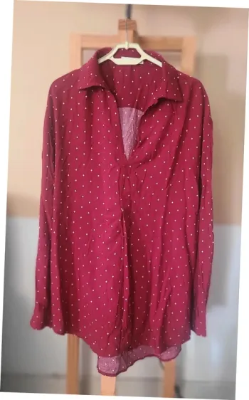 Chemise Mango bordeaux – Taille M