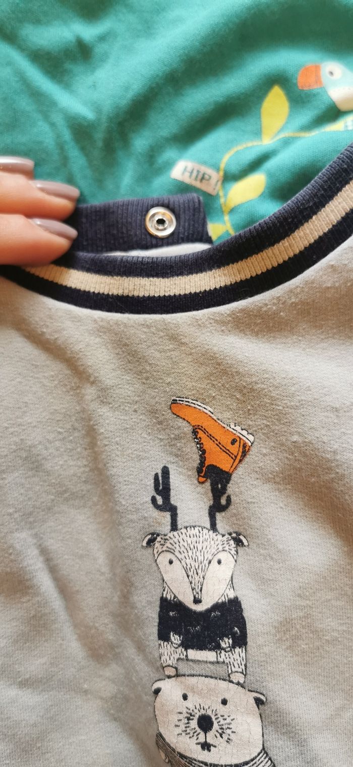 Lot vêtements hiver garçons 12 mois - photo numéro 4