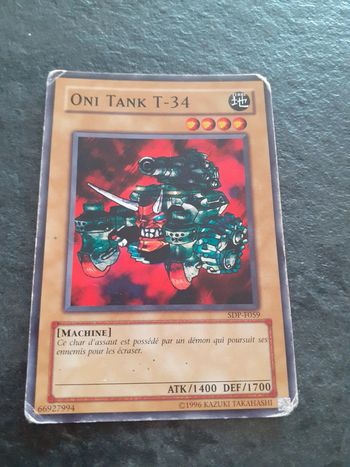 Carte Yu-Gi-Oh ! Oni Tank T-34