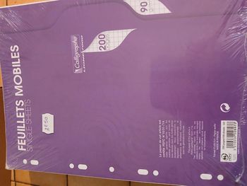 Feuilles de copies simples
