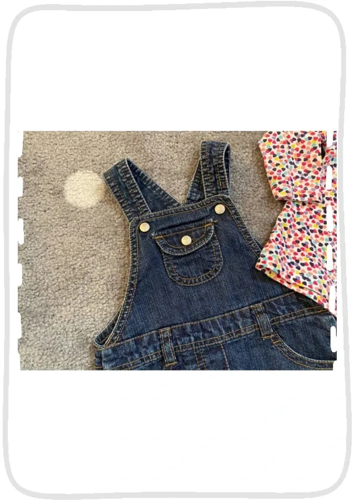 Obaibi Robe Jean & Pull Coeurs Taille 3 mois/60 cm - photo numéro 2