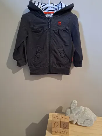 Sweat zippé - Nano et Nanette - 6 mois