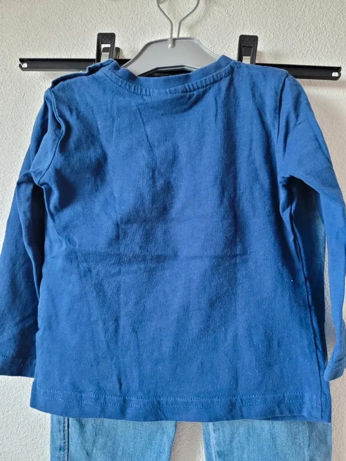 Ensemble jeans pull fin manche longue 18 mois - photo numéro 3