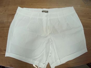 Short femme in extenso blanc taille 42
