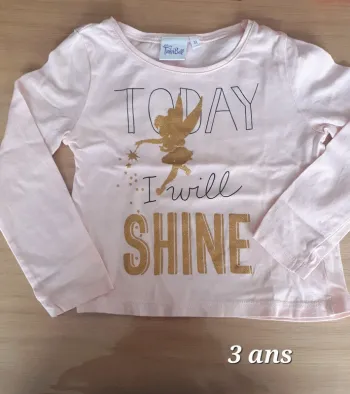 T shirt manches longue 3 ans Disney