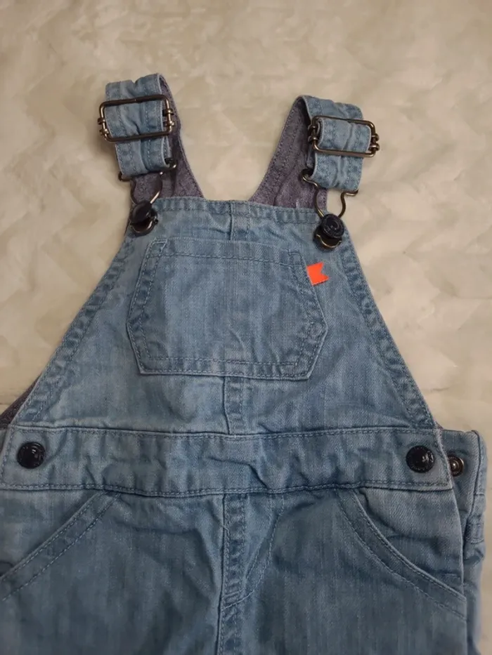 👶Salopette short Cadet Rousselle taille 6mois👶 - photo numéro 3
