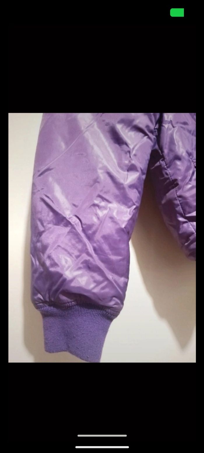 Belle doudoune violette Okaou. Taille 10ans - photo numéro 6
