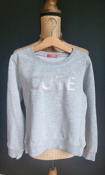 Pull Gris Tissaia 8 ans