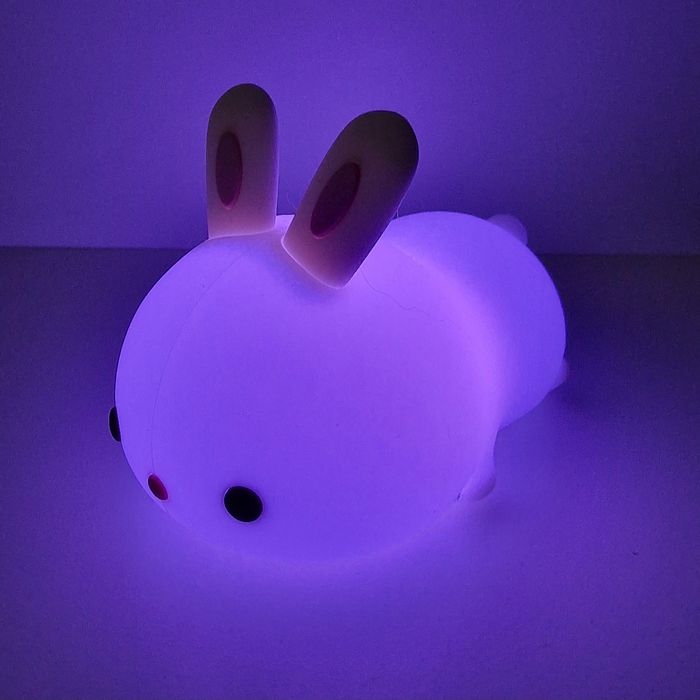 Veilleuse bebe lapin LED - Lumière douce - photo numéro 4