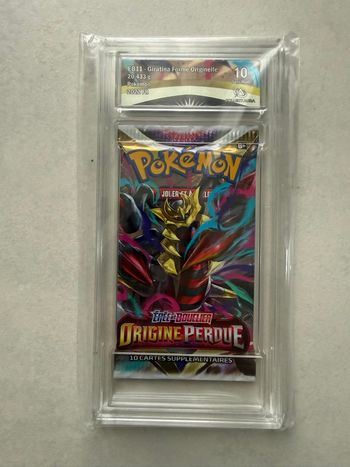 Booster Pokémon Giratina Origine Perdue gradé 10 CollectAura – EB11 FR – Lost Origin Graded Pack