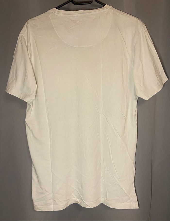 Tee-shirt blanc »Selected »à points bleus marine - photo numéro 3