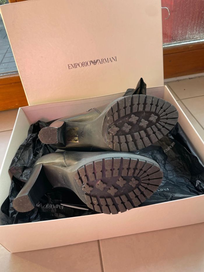 Emporio Armani Bottines noire taille 39 - photo numéro 8