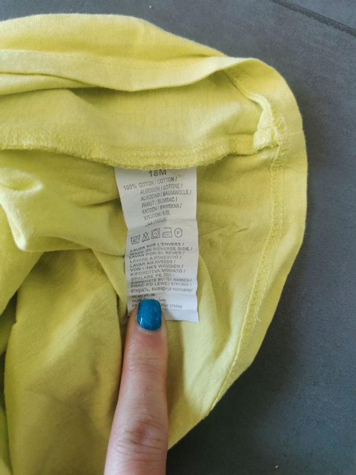 Tee-shirt écriture garçon à sa maman pour toujours kiabi 18 mois - photo numéro 4