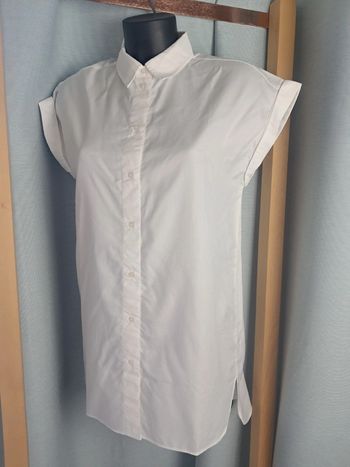 Comptoir des cotonniers chemise été sans manches blanche T.36 en tbe