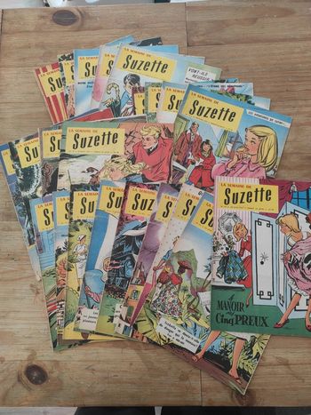 Lot magasines vintage "la semaine de suzette" 1957