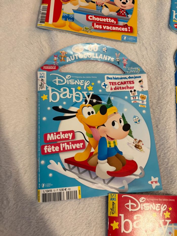 Lot de 5 magazines Disney Baby + 1 offert – Activités, histoires et autocollants (1 à 3 ans) - photo numéro 2