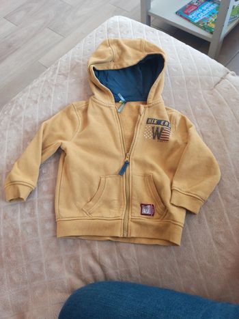 Sweat gilet zippé 4ans