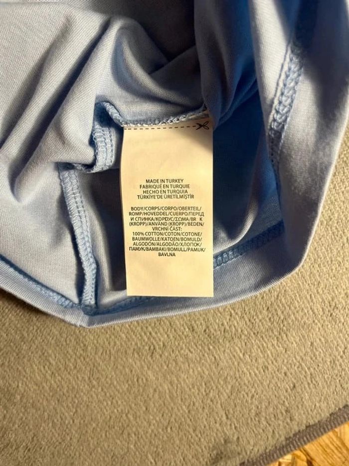 T-shirt Ralph Lauren Crewneck Embroidered Light Blue Navy Poney – Taille L - photo numéro 6