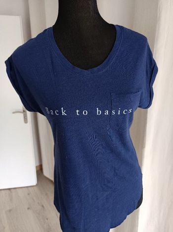 Tee-shirt bleu