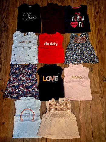 Lot de 11 tee shirts manches longues