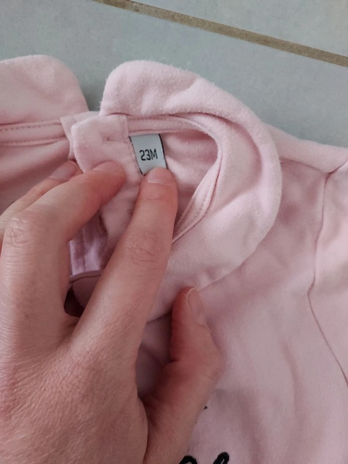 Ensemble haut genre tunique et bas velours - photo numéro 3