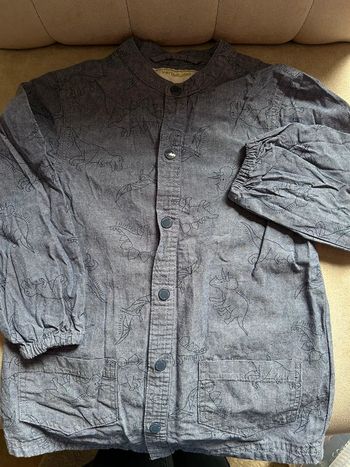 Chemise manches longues dinosaure vertbaudet 5 ans