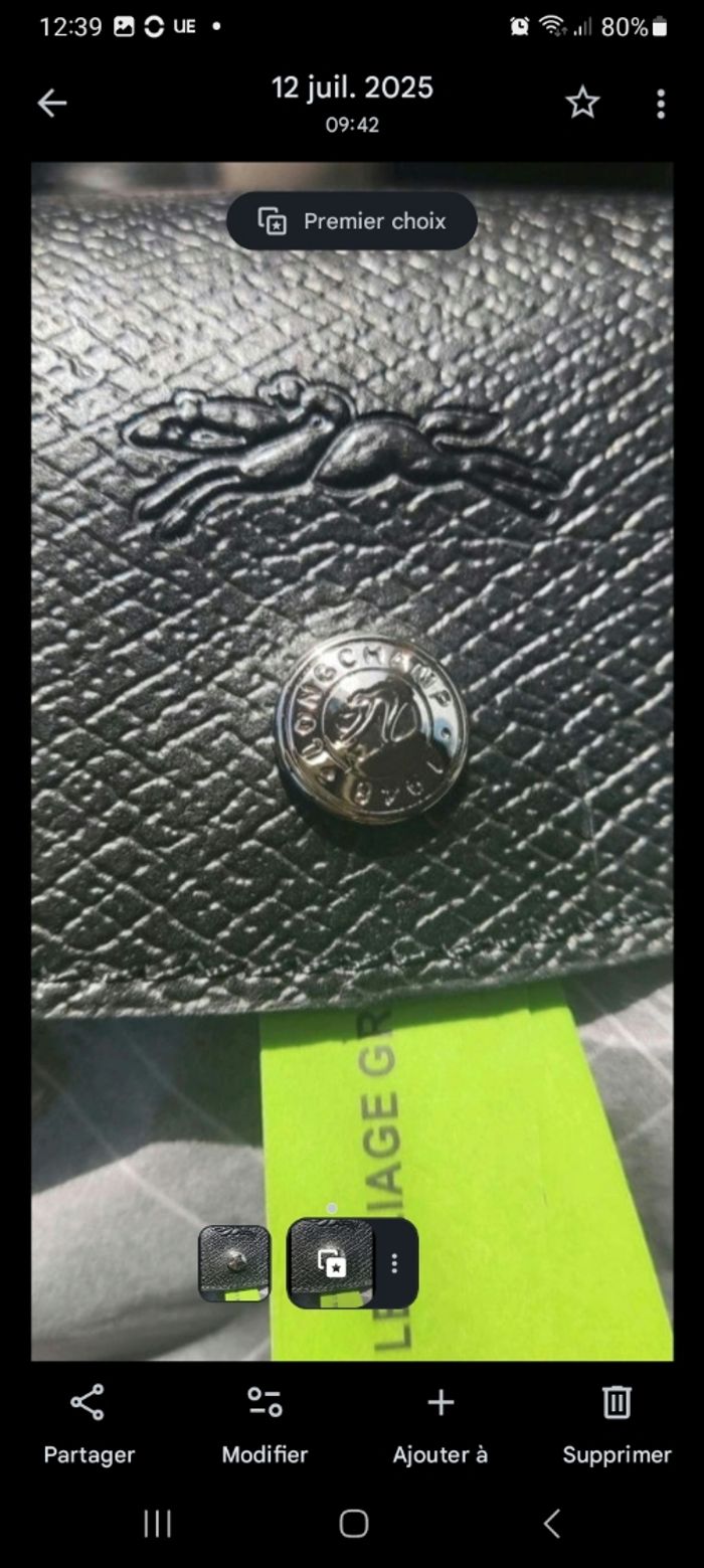 sac longchamp neuf - photo numéro 2