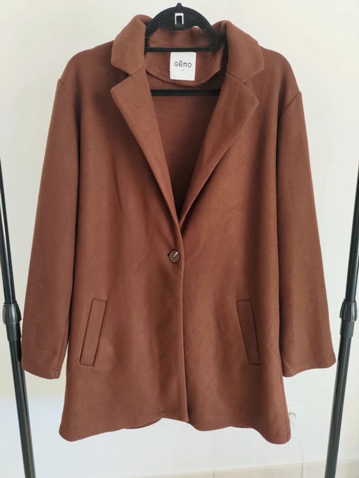 Gemo manteau marron 42